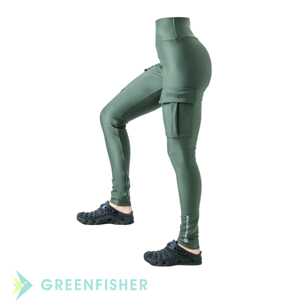 CALÇA FEMININA LEGGING SPORTS - MUSGO / MAR NEGRO FISHING