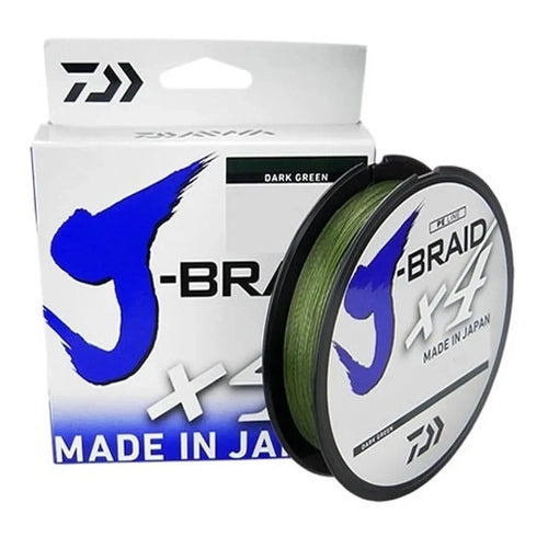 LINHA J-BRAID X4U MULTI DARK GREEN 50LB 0.33MM 135M/ DAIWA