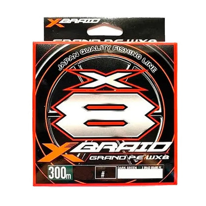 LINHA MULTI X-BRAID GRAND PE WX8 X8 25LB 0.21MM 300M/ X BRAID