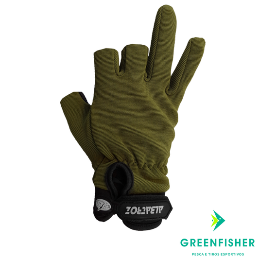 LUVA YL013 - T/XL VERDE  / ALBATROZ FISHING