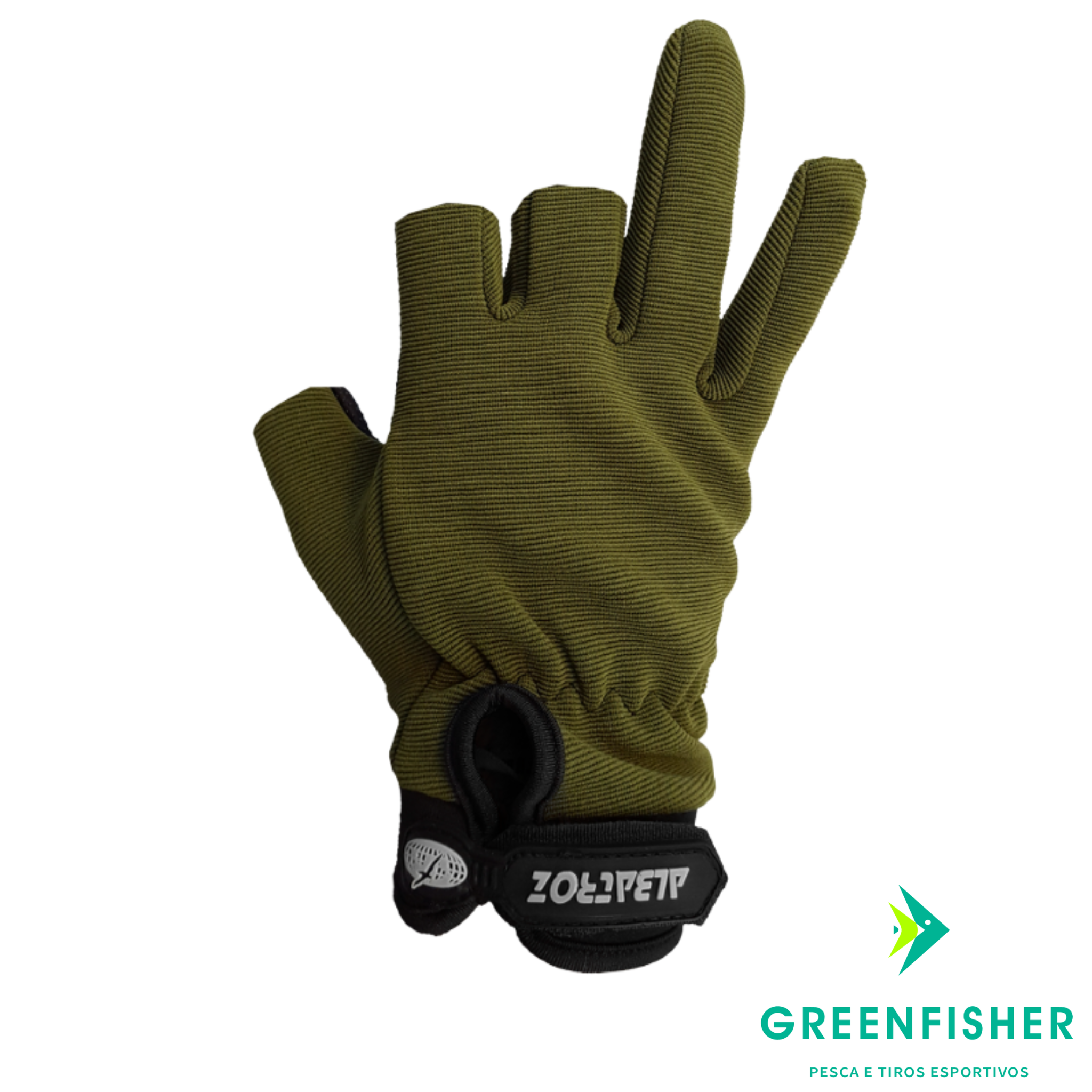 LUVA ALBATROZ YL013L VERDE/PRETO / ALBATROZ FISHING