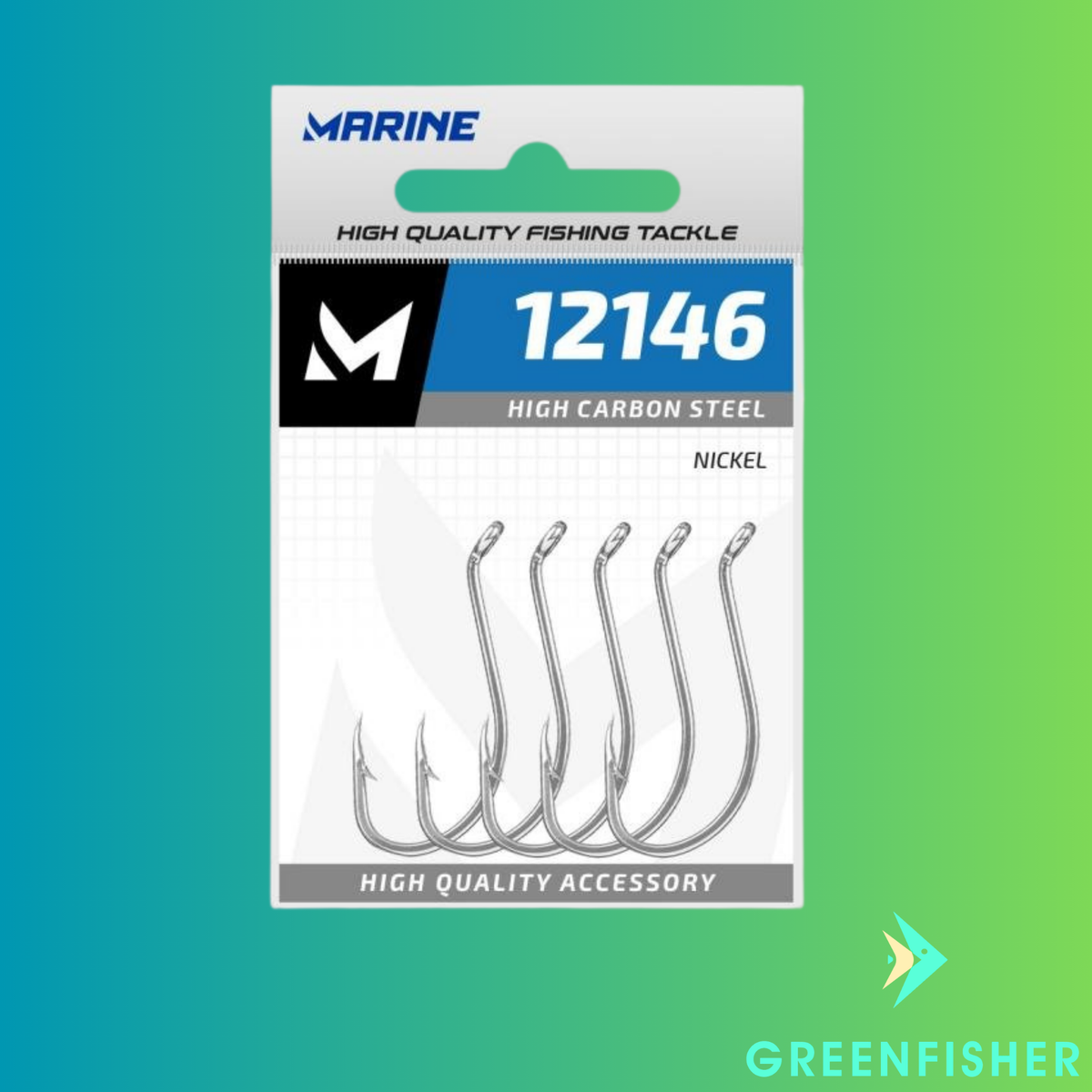 ANZOL 12146 NICKEL - C/10 / MARINE SPORTS