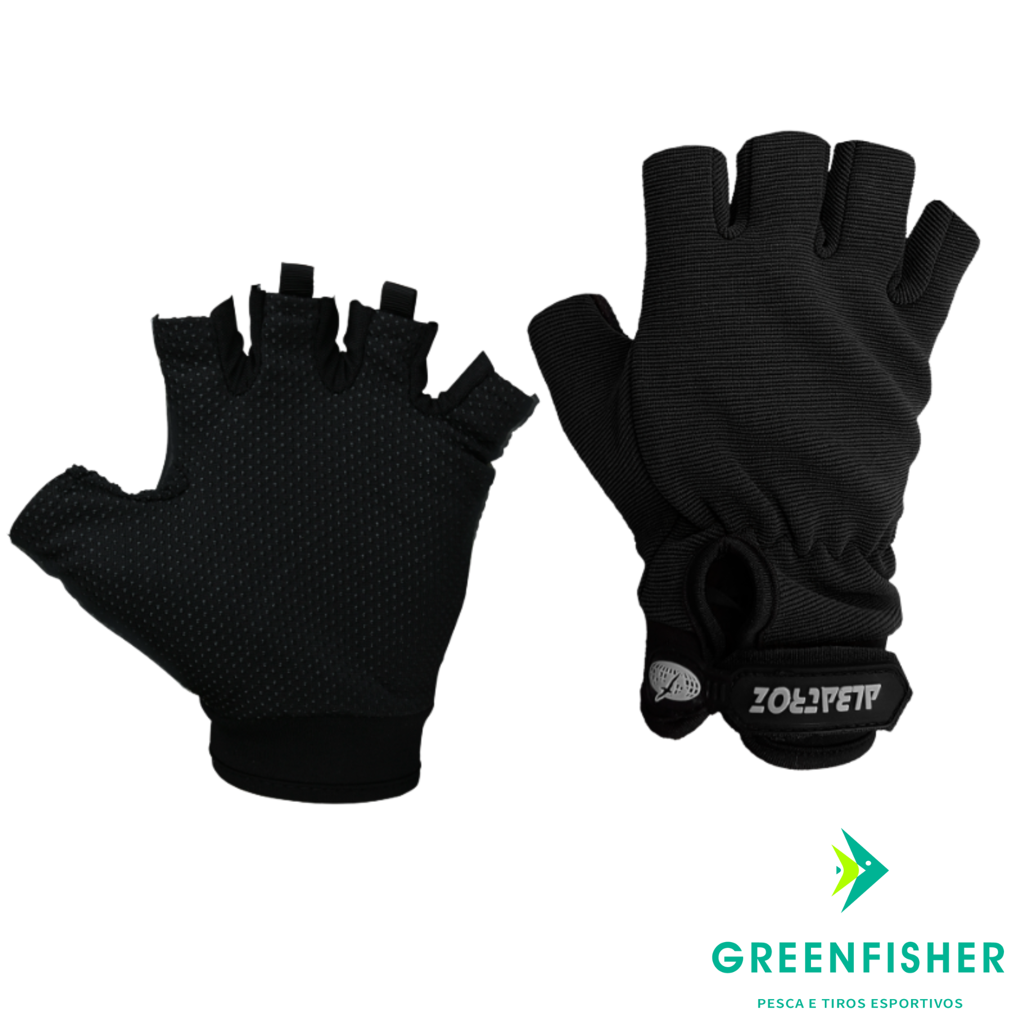 LUVA YL015 - T/XL PRETO / ALBATROZ FISHING