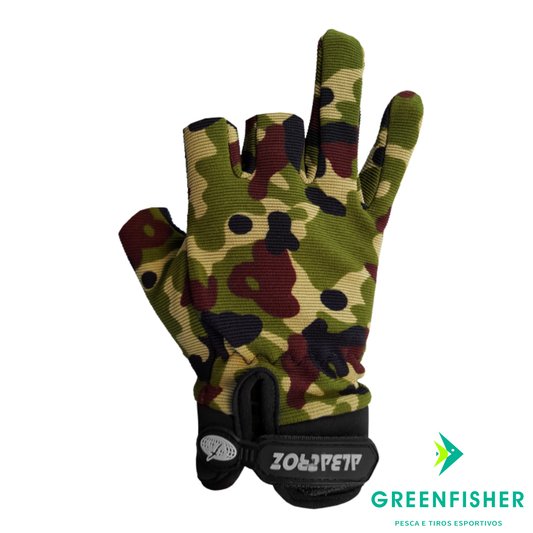 LUVA YL013 - T/XXL CAMUFLADRA / ALBATROS FISHING