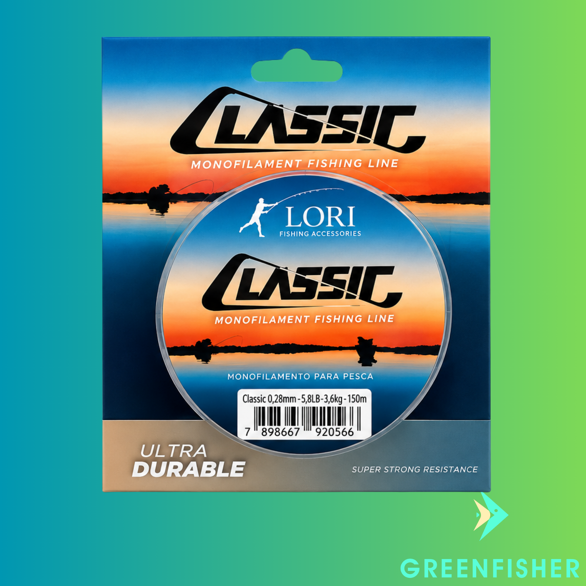 LINHA MONOFILAMENTO CLASSIC - 100MTS / LORI