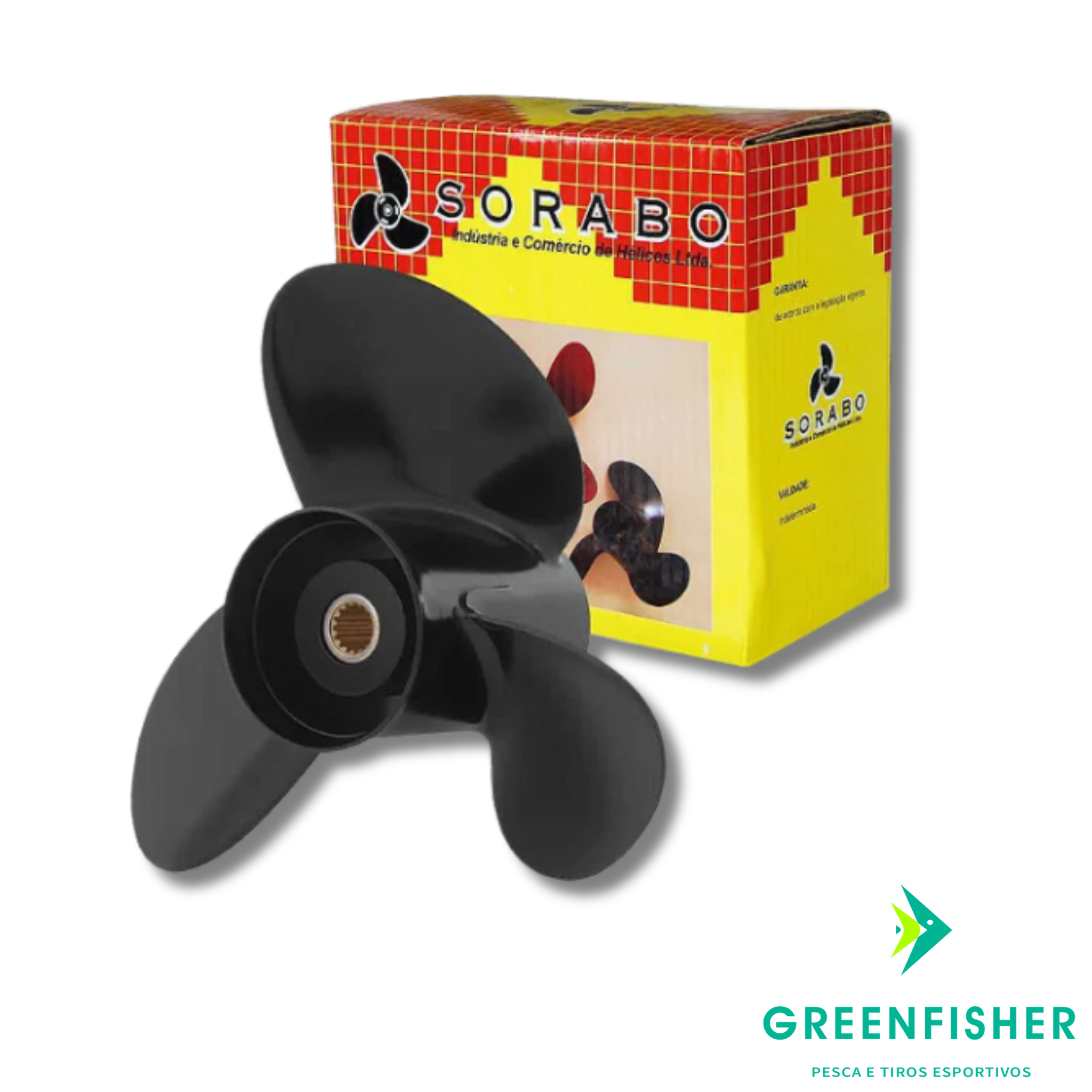 HÉLICE MOTOR DE POPA MERCURY 15/18 E 20HP 4T / SORABO