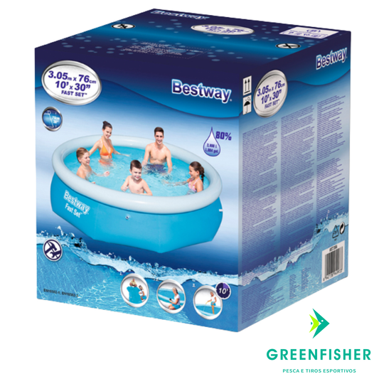 PISCINA INFLÁVEL REDONDA - FAST SET 3800 LTS / BESTWAY