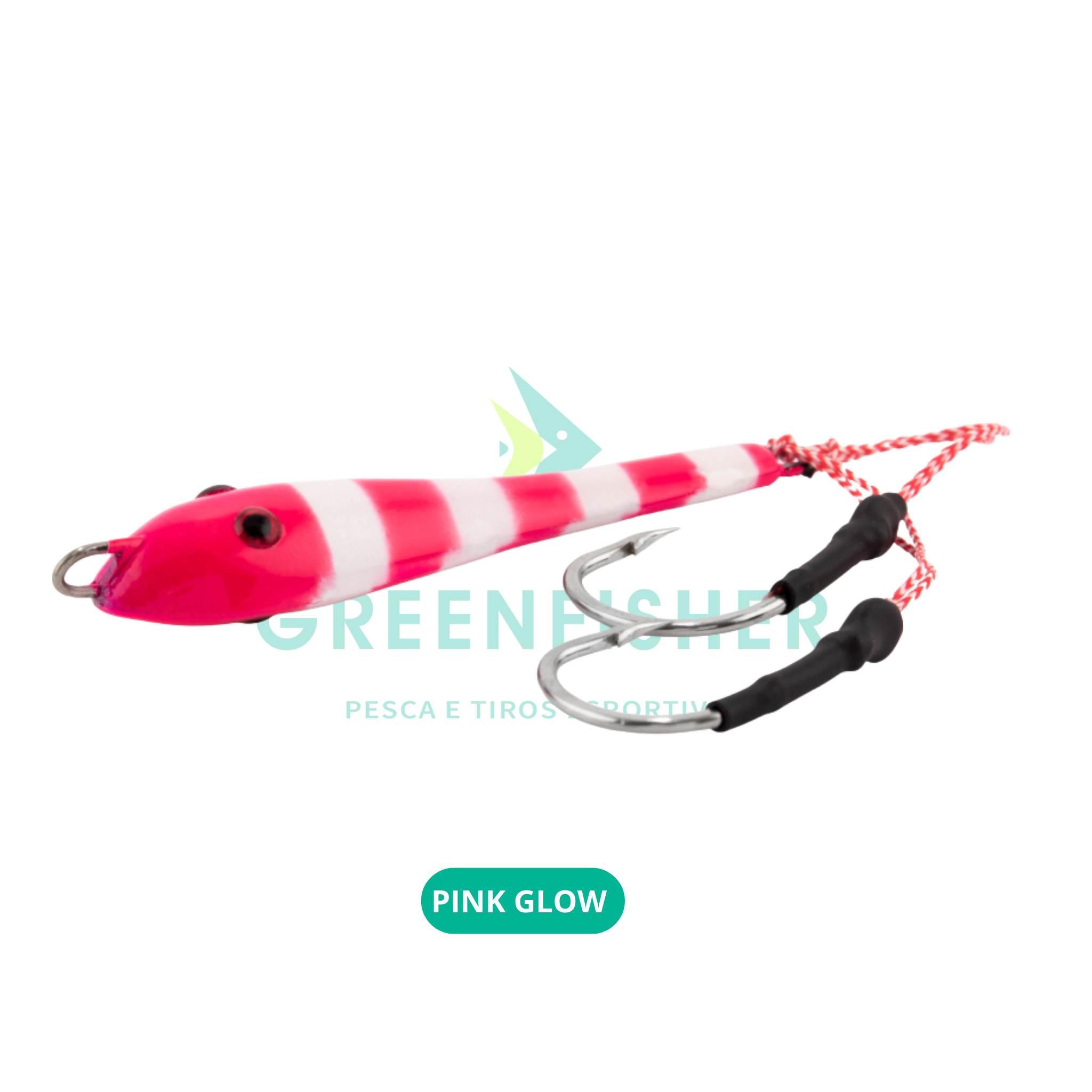 JIG SAPINHO 15G - PINK GLOW  / ALBATROZ FISHING