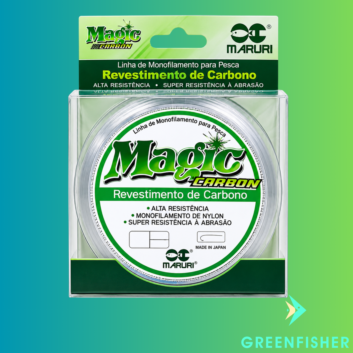 LINHA MONOFILAMENTO MARURI MAGIC CARBON0 - 300MTS / MARURI