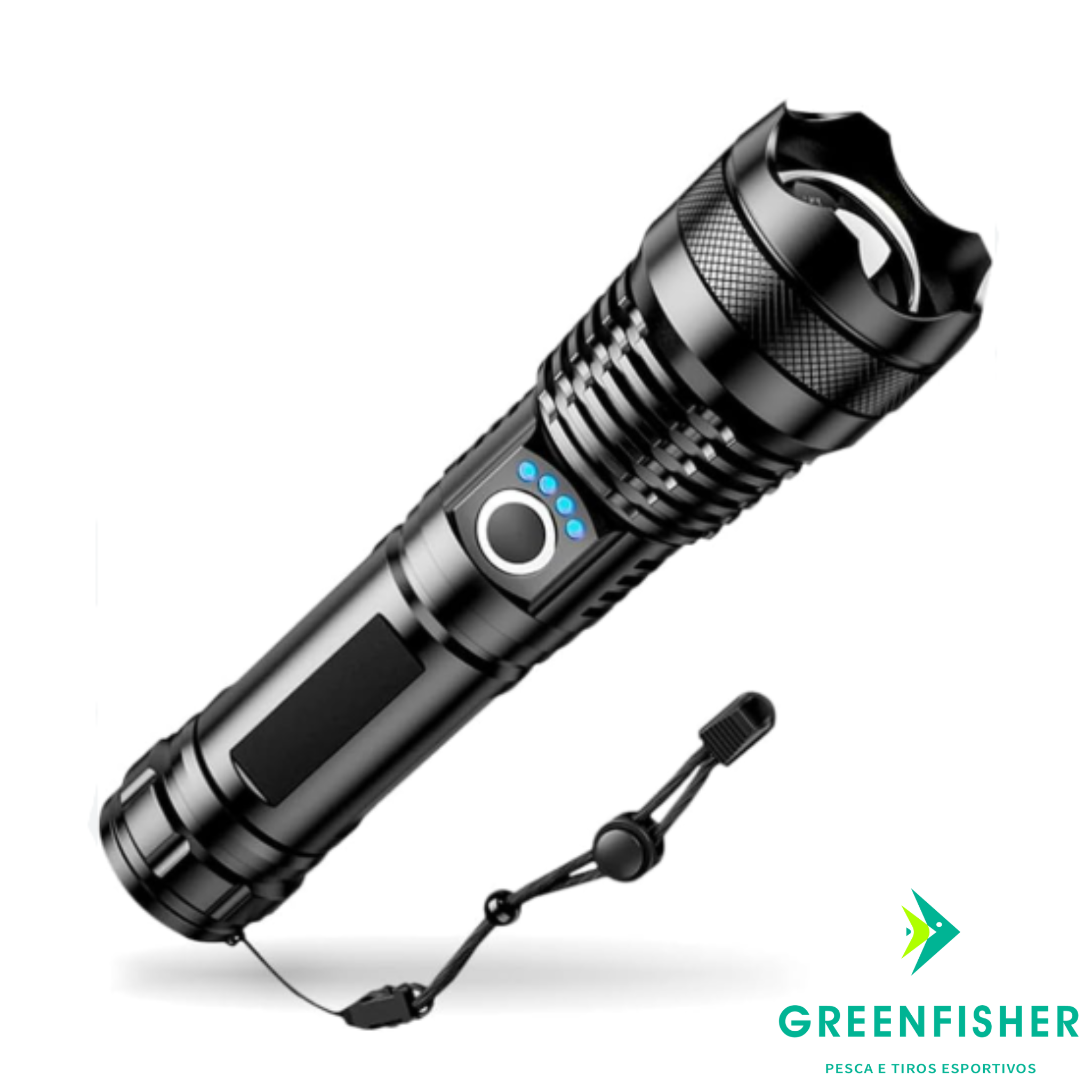 LANTERNA TÁTICA MILITAR - SPARTAN T9 / GREENFISHER