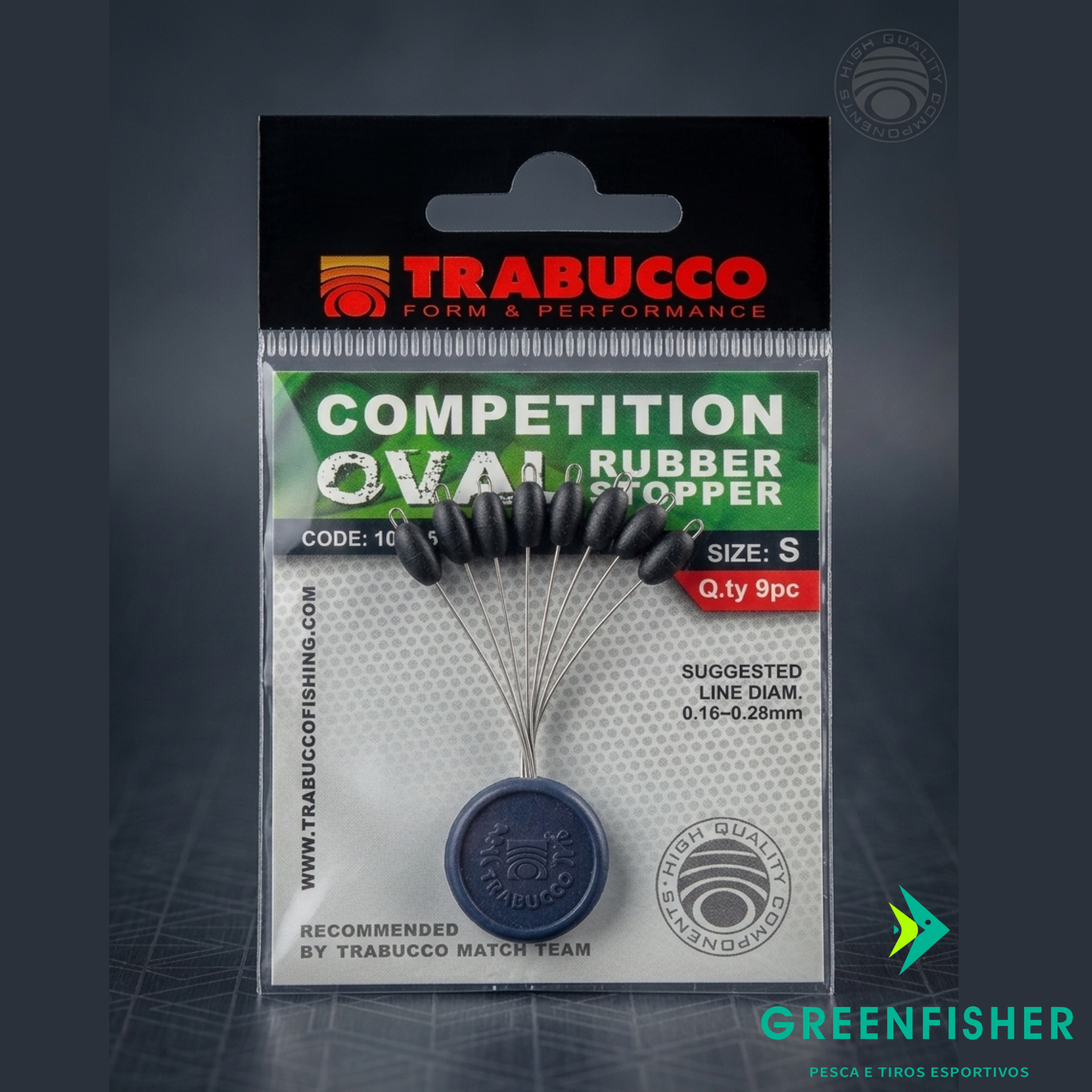 STOPPER OVAL  0.16~0.28MM  9UN / TRABUCCO