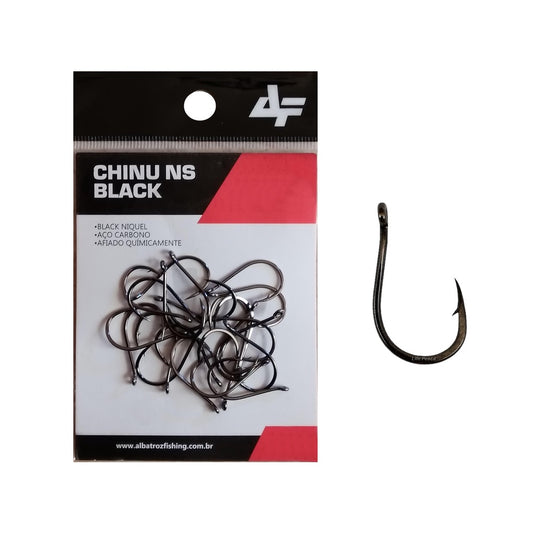 ANZOL CHINU NS-BLACK N 09 /15 PÇS / ALBATROZ FISHING