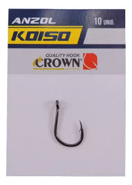 ANZOL KOISO BLACK N12 C/10UN / CROWN