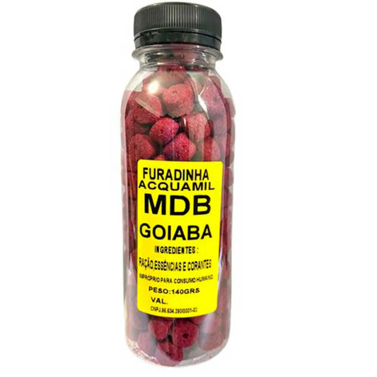 RAÇÃO FURADINHA ACQUAMIL 120GR GOIABA / MASSA DA BOA