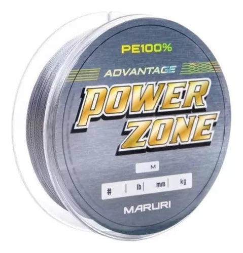 LINHA MULTI POWER ZONE 4X CINZA 35LB 0.24MM - 100M / MARURI
