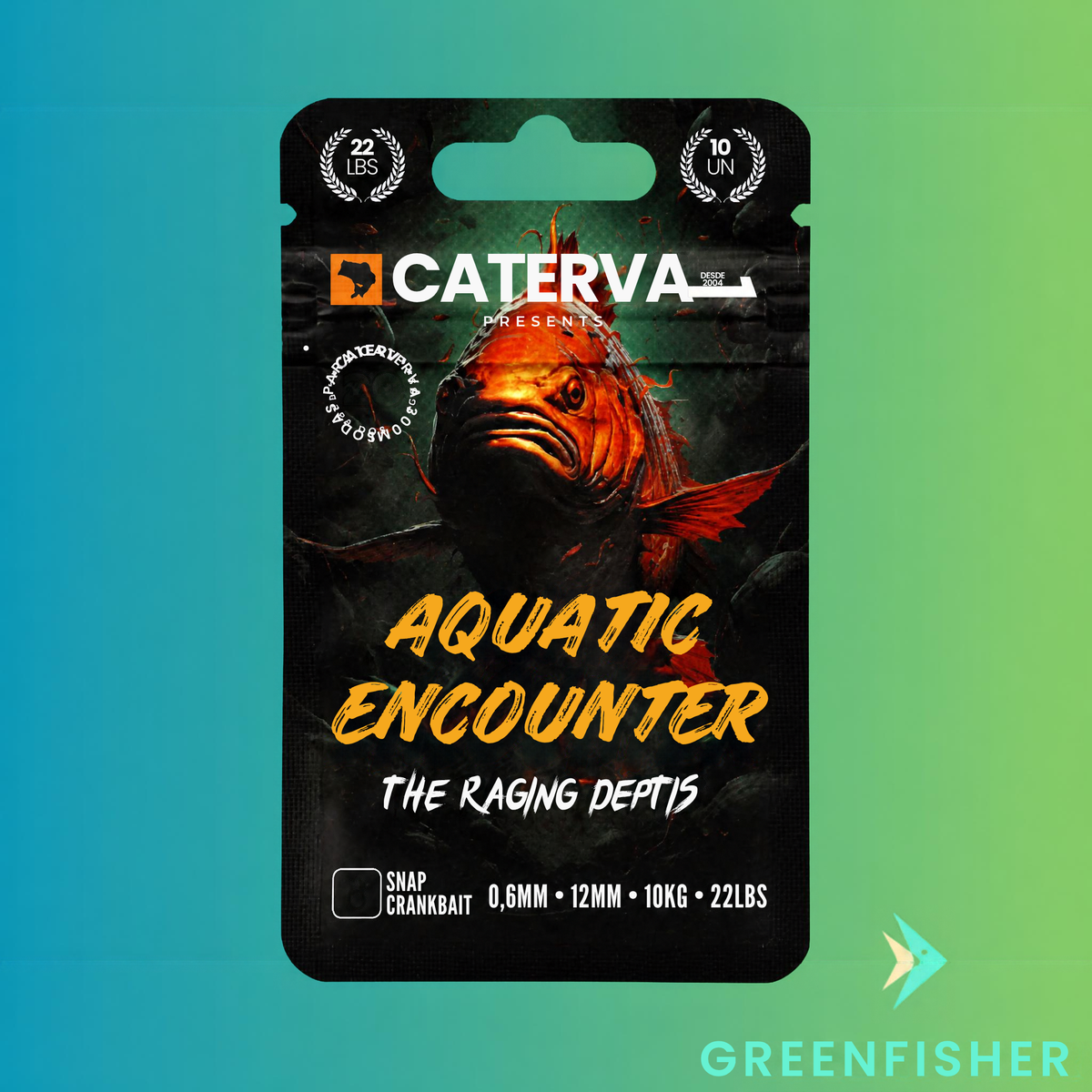 SNAP CRANKBAIT 22LB 10KG AQUATIC ENCOUNTER  / CATERVA