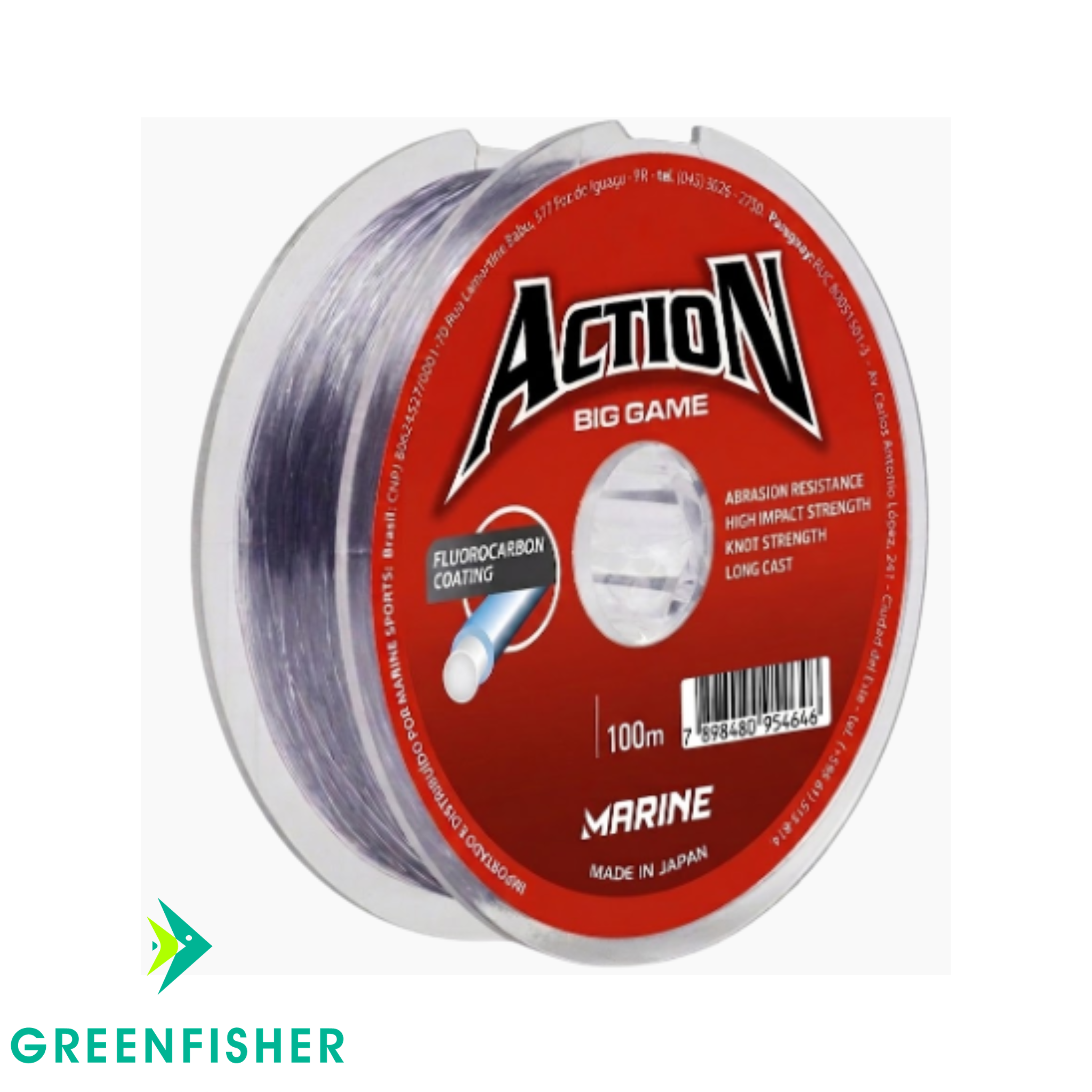 LINHA MONOFILAMENTO ACTION - 100M / MARINE SPORTS