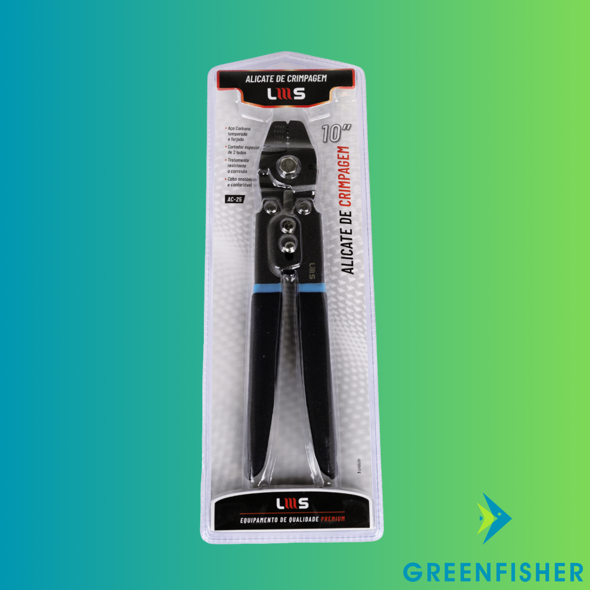 ALICATE DE CRIMPAGEM 10'' AC-25 / LUMIS