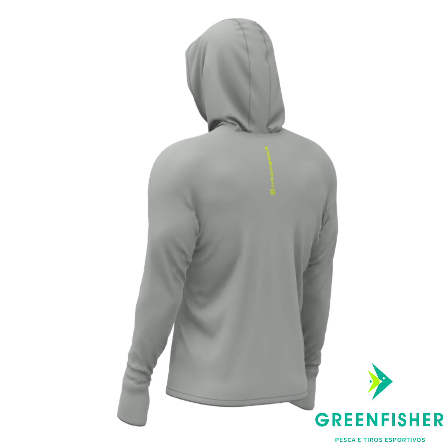 CAMISETA X-PROTECTION CINZA CLARO  MASCULINA / MAR NEGRO