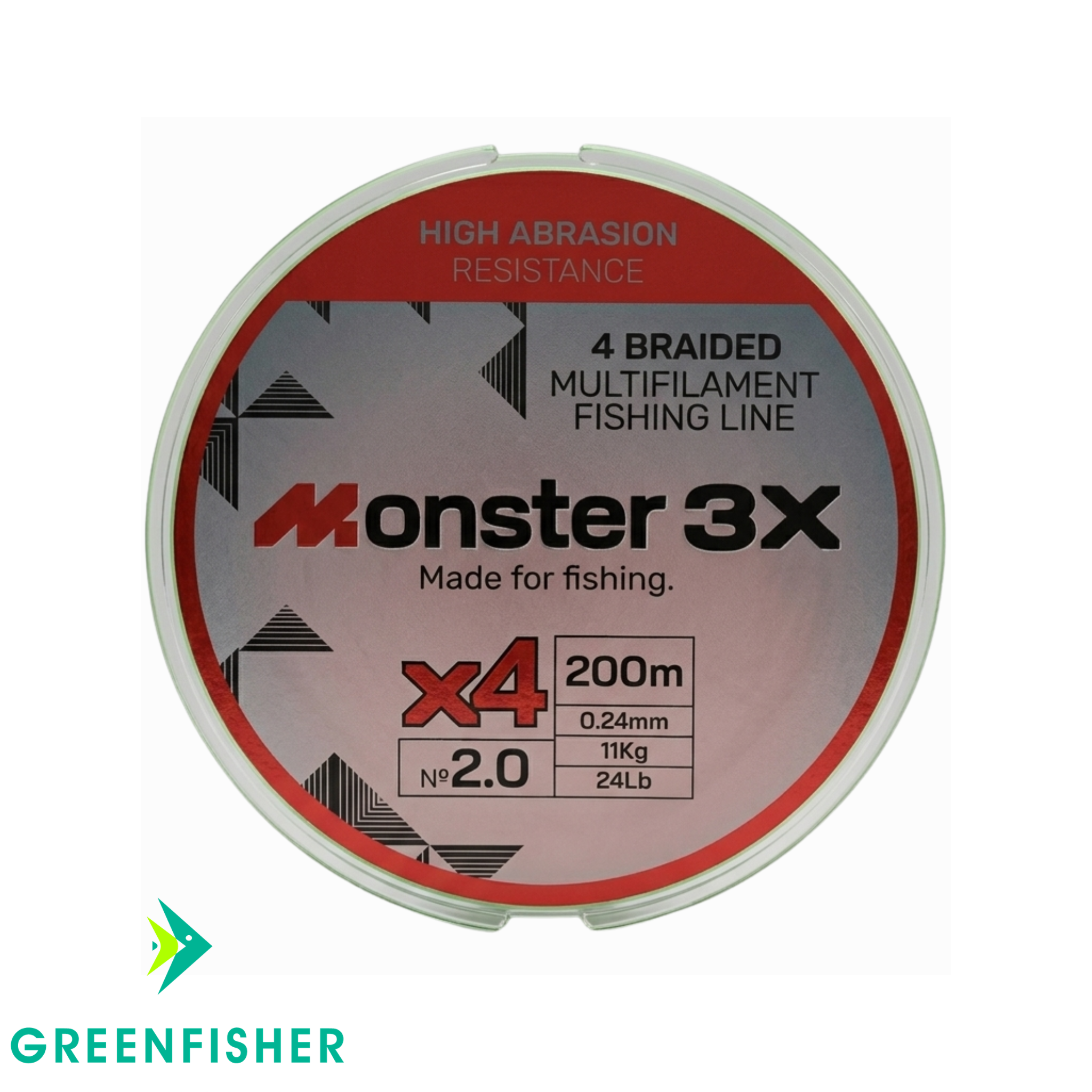 LINHA MONSTER MULTIFILAMENTO 200M X4 / MONSTER 3X