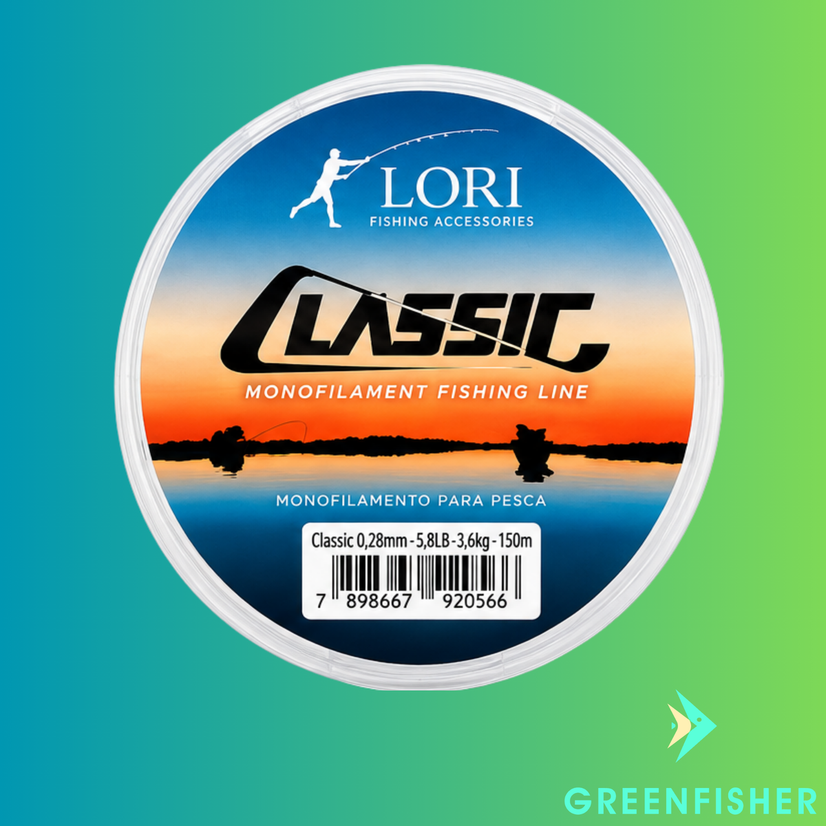 LINHA MONOFILAMENTO CLASSIC - 100MTS / LORI