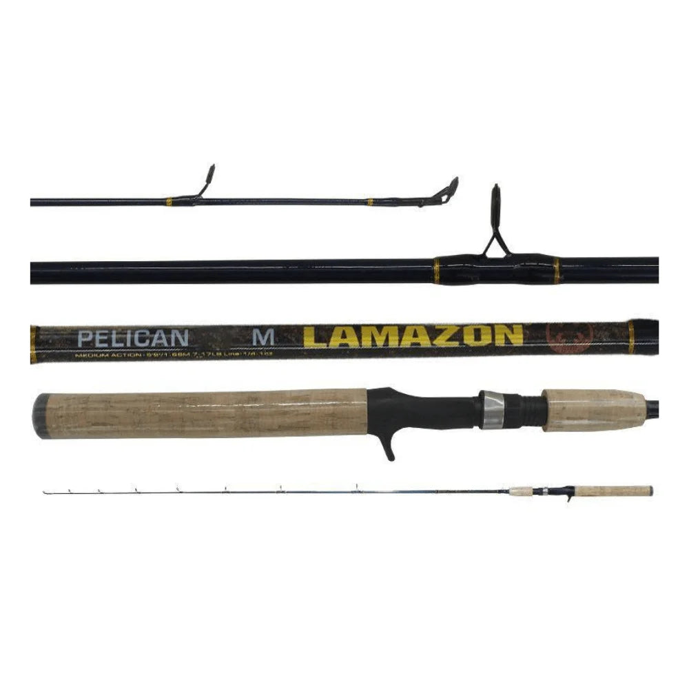 VARA PELICAN 6`0 - 7-17LBS CARRETILHA / LAMAZAON