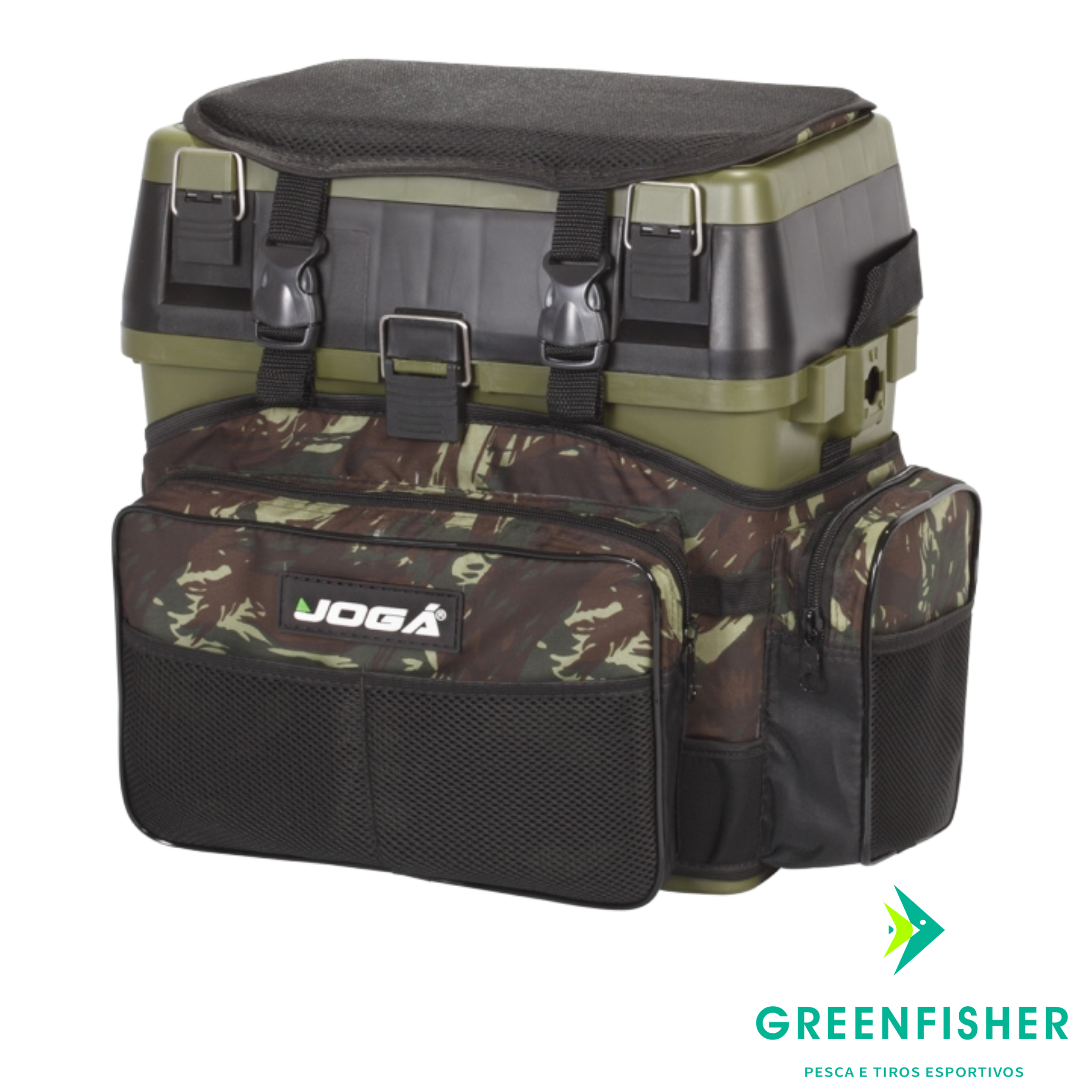 MOCHILA FISHING BOX CAMUFLADA  / JOGÁ