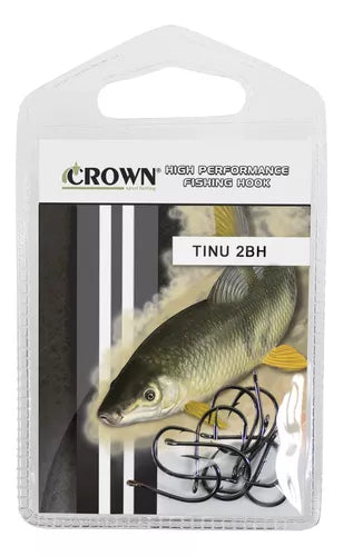 ANZOL TINU 2BH BLACK N8 C/10UN / CROWN