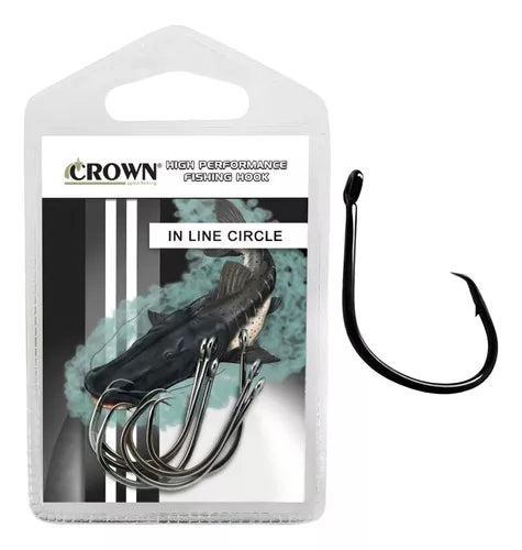 ANZOL IN LINE CIRCLE BLACK N2/0 C/06UN / CROWN