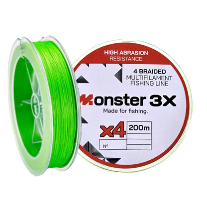 LINHA MONSTER MULT. 0.28MM 33LB 200M X4/ MONSTER 3X