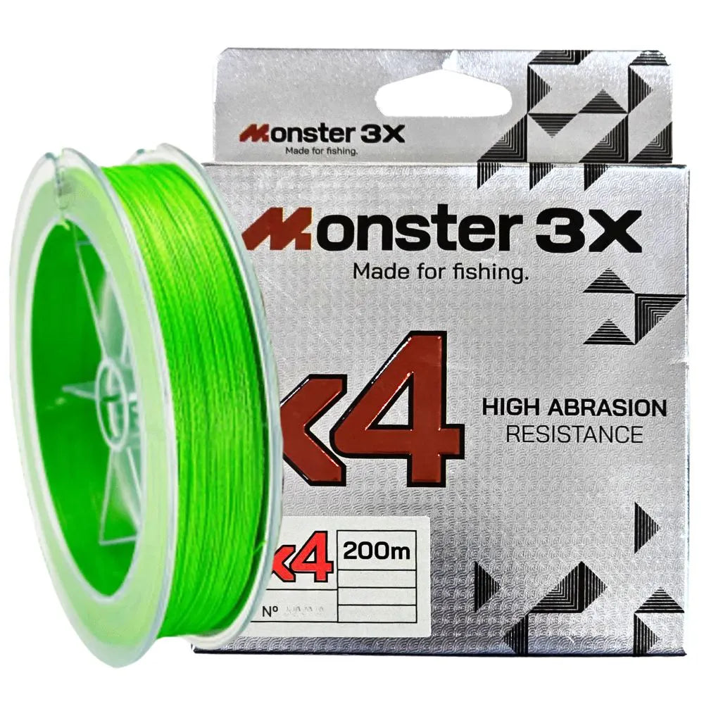 LINHA MONSTER MULT. 0.28MM 33LB 200M X4/ MONSTER 3X