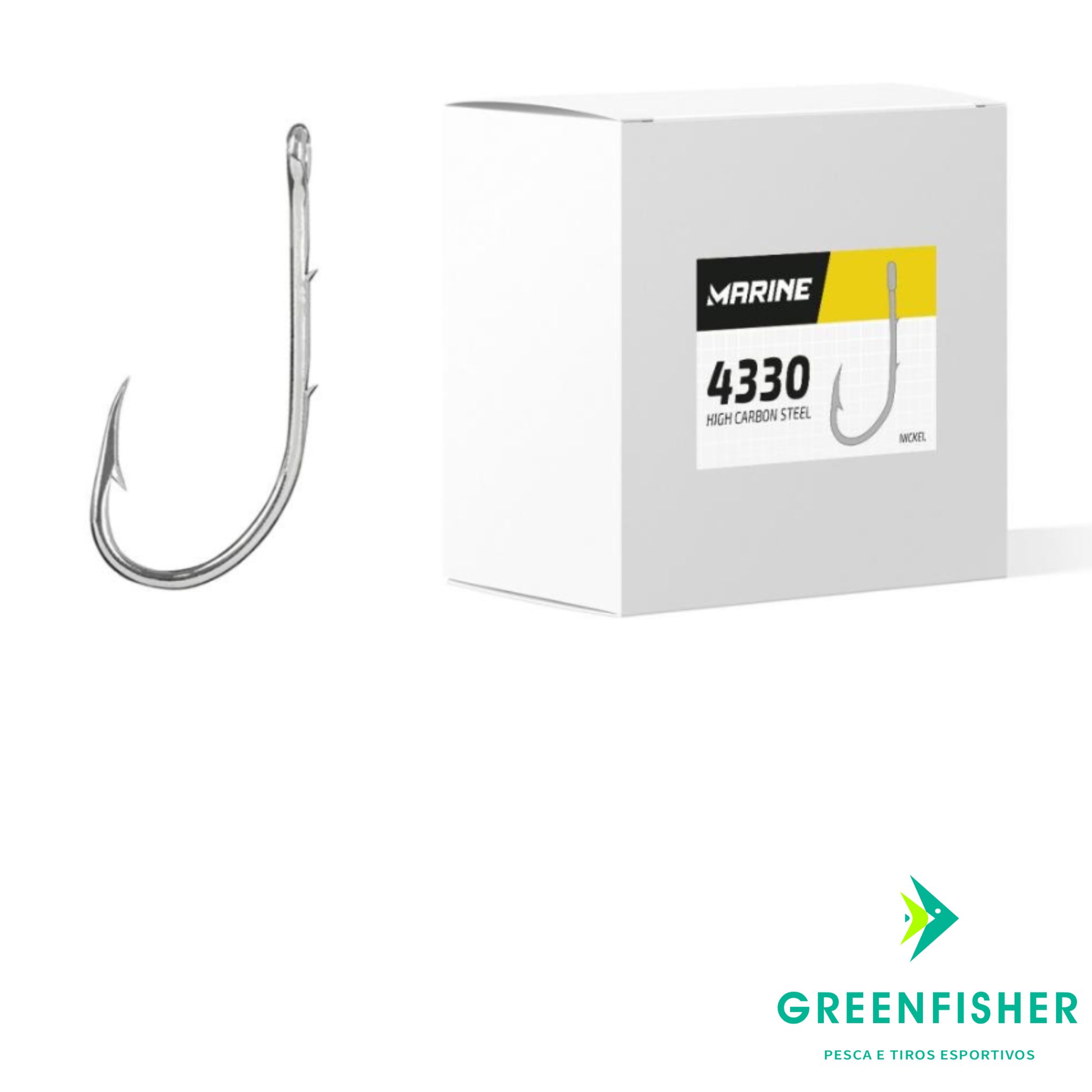 ANZOL 4330 CAIXA - COM 100UN / MARINE SPORTS