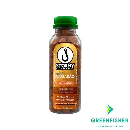 RAÇÃO FURADINHA SABOR CAMARÃO AQUAMIL / STORNY