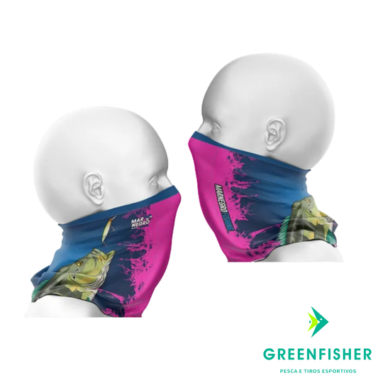 MÁSCARA FACE PROTECTION TUCUNARÉ ROSA / MAR NEGRO