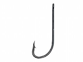 ANZOL LONG HOOK BLACK 08 C/10 / CROWN