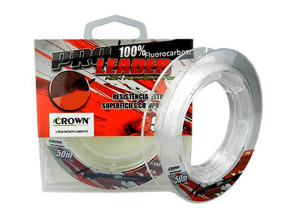 LEADER FLUOR PRO 0.40MM 25LB 50MT / CROWN