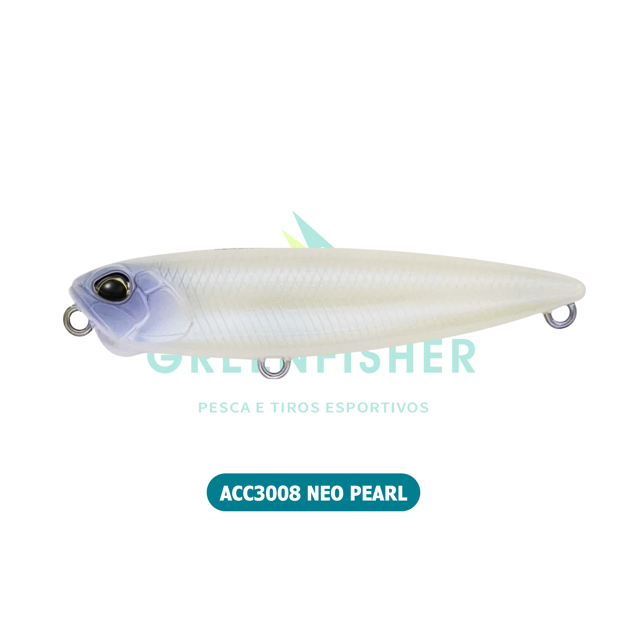 ISCA REALIS PENCIL 65 - 6,5CM 5,5G CHROME TIGER / DUO