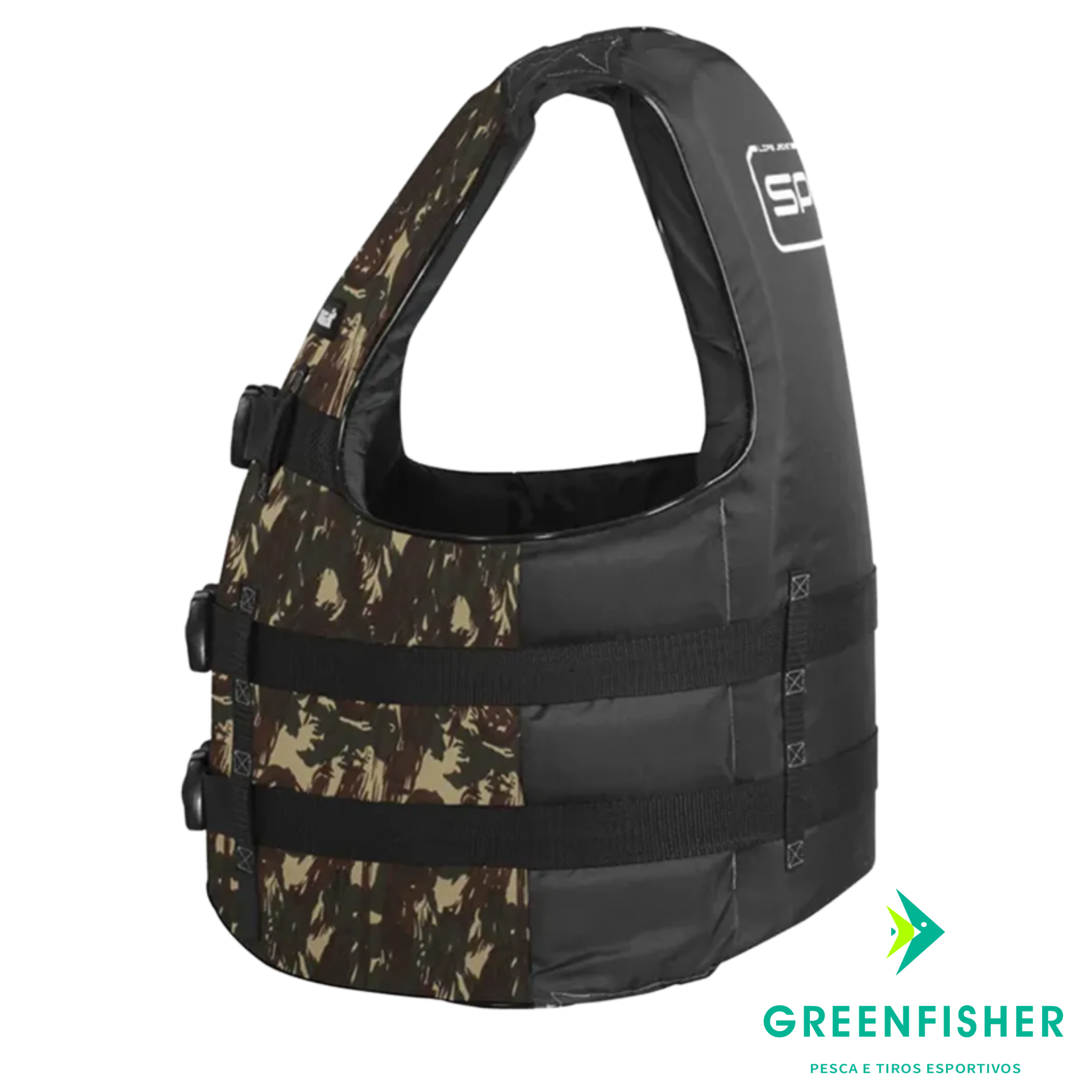 COLETE HOMOLOGADO - CAMUFLADO T/M / JOGA