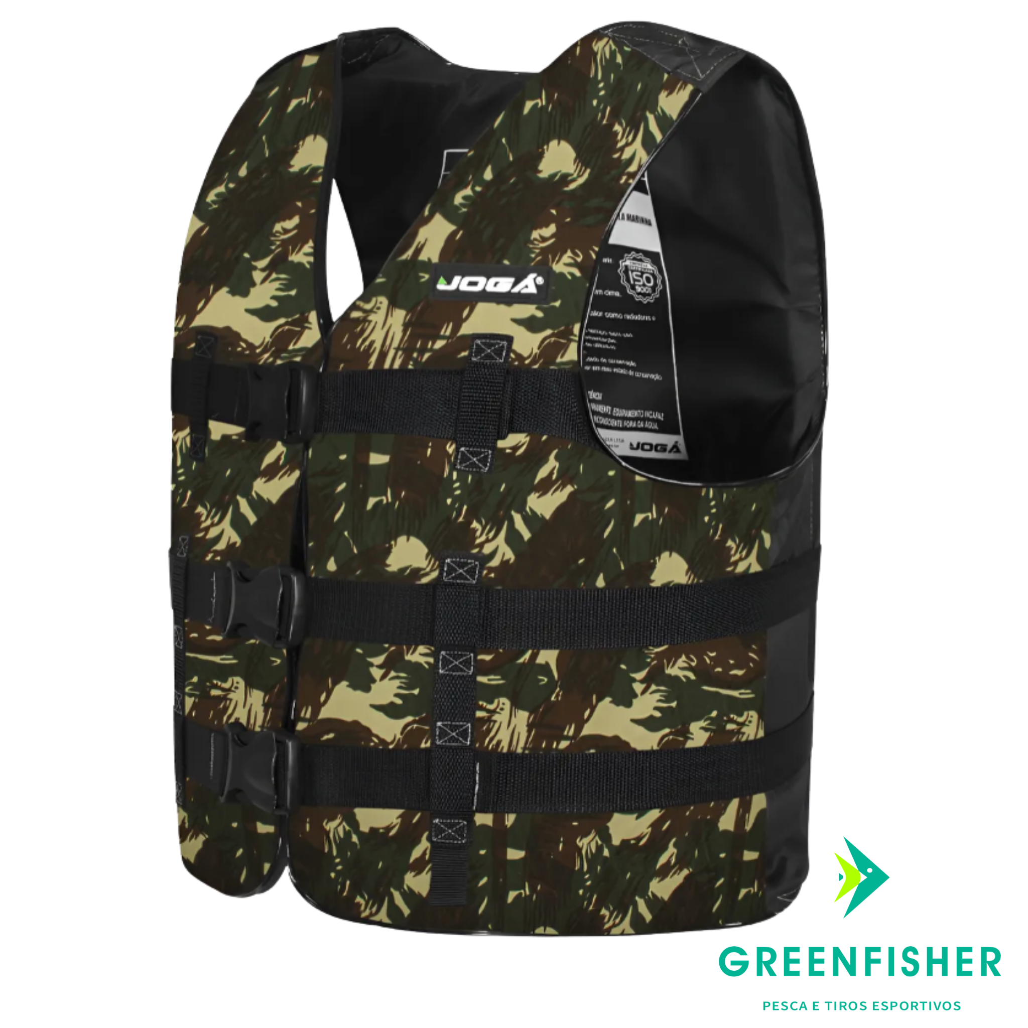 COLETE HOMOLOGADO - CAMUFLADO T/M / JOGA