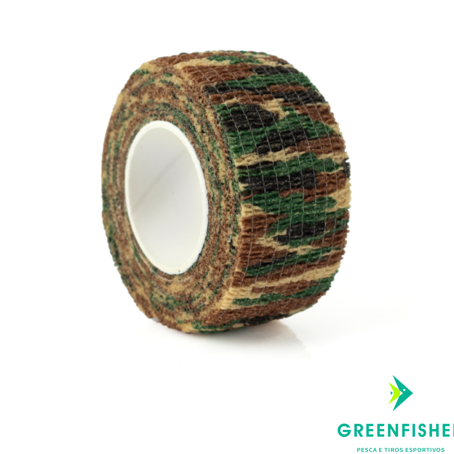 FITA DE PROTEÇÃO SLIM VERDE CAMUF. 2,5CM 5M - 2PCS / ALBATROZ FISHING