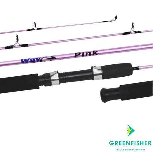 VARA PINK 5-15LBS INFANTIL / WAY FISHING