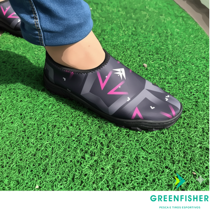 SAPATILHA AQUÁTICA PRETA / ROSA - TAM/39 / GREENFISHER