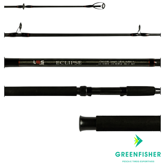 VARA ECLIPSE 6'0 15-30LB 2P MOLINETE / LUMIS