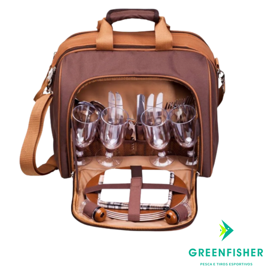 BOLSA TERMICA GUEPARDO KIT PICNIC 4 PESSOAS/ NTK
