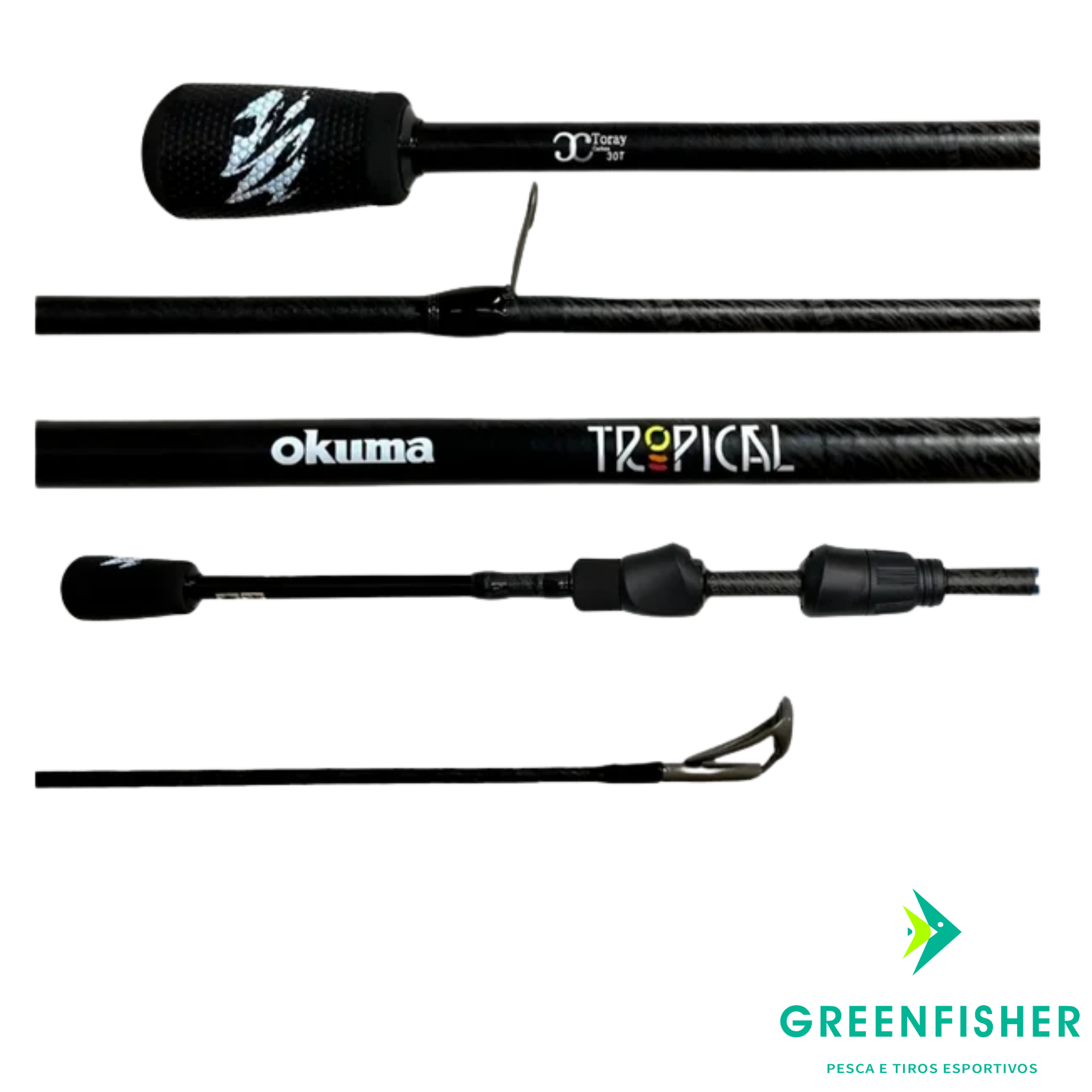 VARA TROPICAL SPECIAL 6'4'' 8-10LBS - MOLINETE / RAPALA