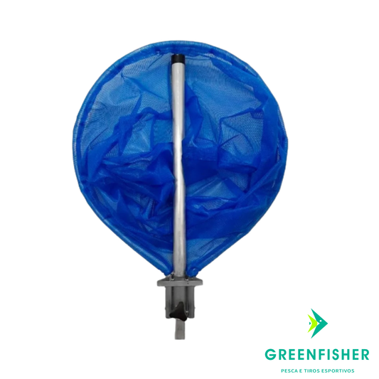 PASSAGUÁ RETRÁTIL C/ PEGADOR E TELA EMBORRACHADA AZUL/ NARCISO