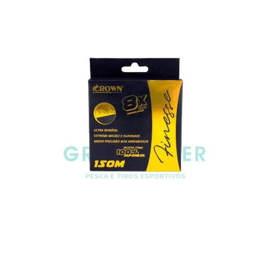 LINHA MULTI FINESSE 8X 60LB 0.30MM - 150M / CROWN