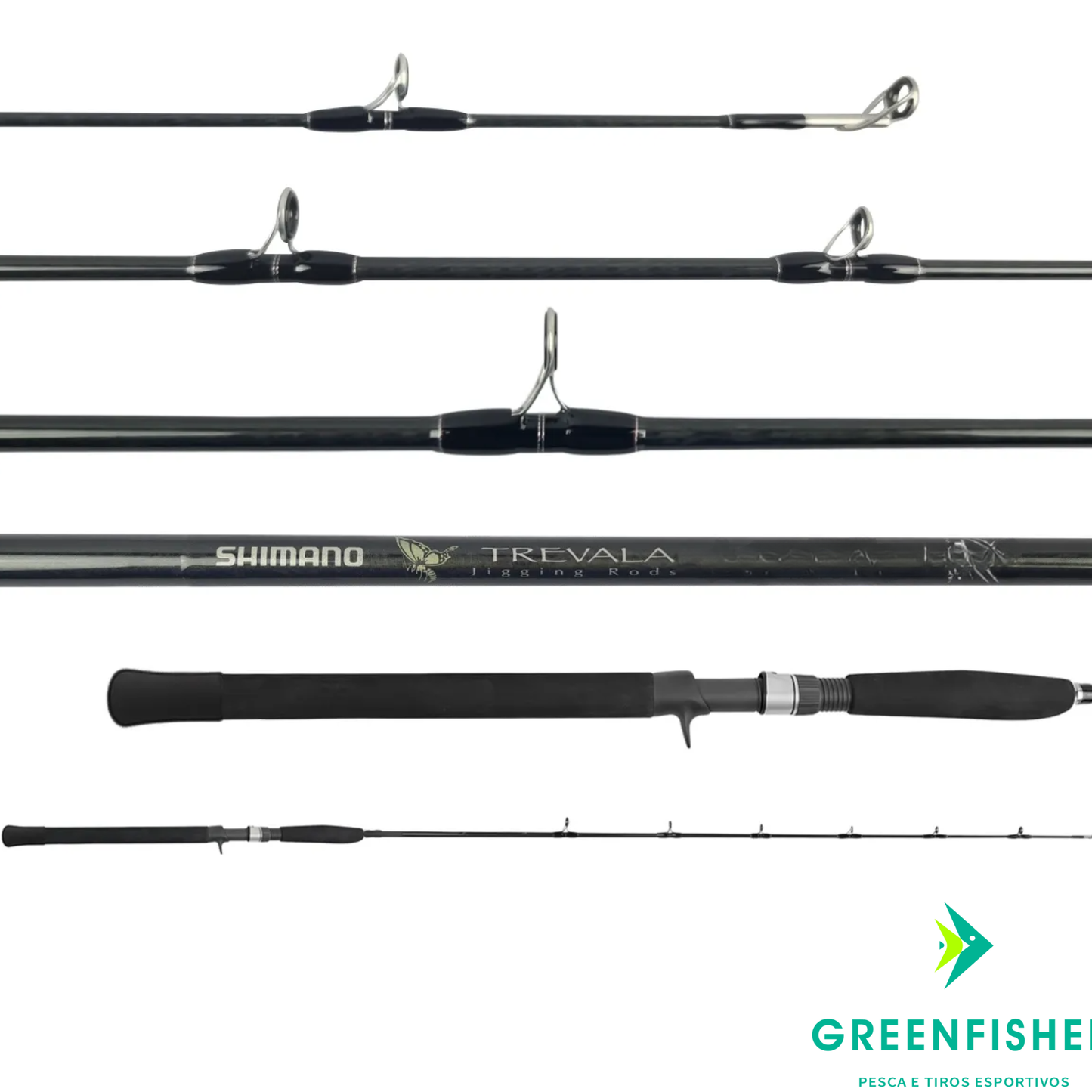 VARA TREVALA 6'6 - 50-100LBS 2PT CARRETILHA / SHIMANO