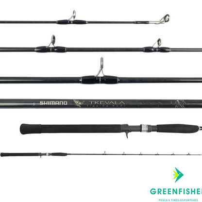 VARA TREVALA 6'6 - 50-100LBS 2PT CARRETILHA / SHIMANO