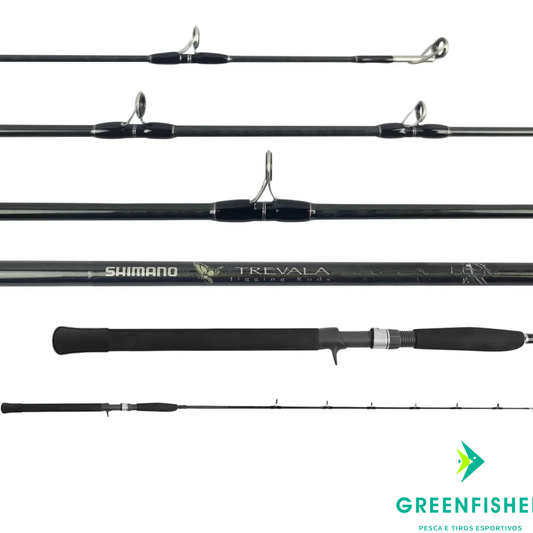 VARA TREVALA 6'6 - 50-100LBS 2PT CARRETILHA / SHIMANO